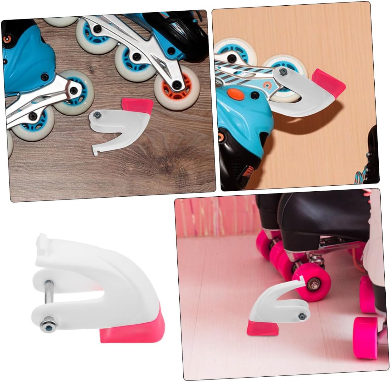 2 Pcs Universal Inline Skates and Girls Roller Skates Replacement Brakes for Safety