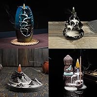 Vista 4 de Conos de incienso esenciales relajantes para reflujo, 100 % aromas naturales, paquete de 100 unidades, mejora la meditación y la atención plena