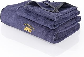3 Pack Car Drying Towel, Microfiber Car Wash Towels, Ultra Absorbent Car Towel, Lint Free and Scratch Free Microfiber Towel, Large Size Car Dash Cover Protection Towel, Thick & Soft 3 Sizes
