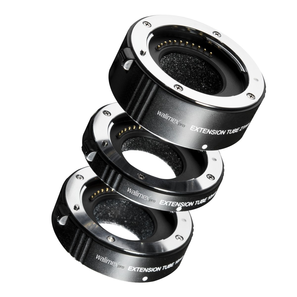 Walimex 20795 Pro Automatik-Zwischenringsatz Makroringe für Micro Four Thirds