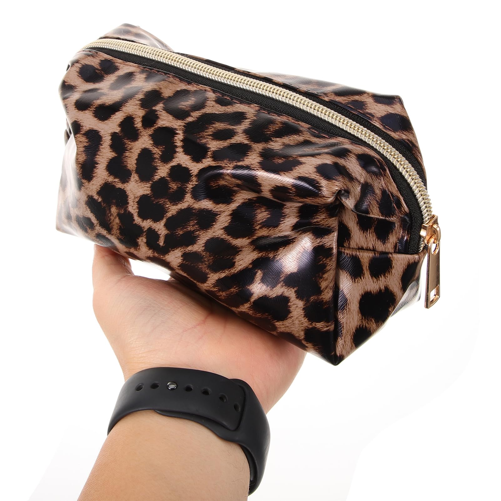 Healeved 4piezas Bolsa De Cosméticos De Gran Capacidad De Neceser De Portátil para Maquillaje y Artículos De Aseo Negro