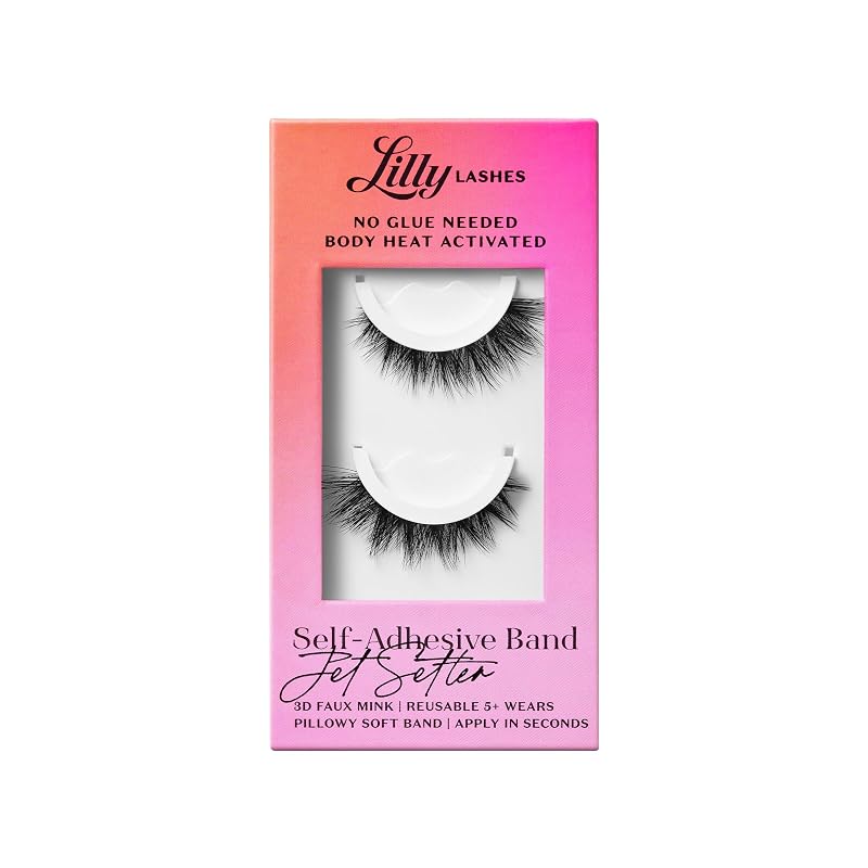 Cílios postiços 3D autoadesivos Lilly Lashes JetSetter