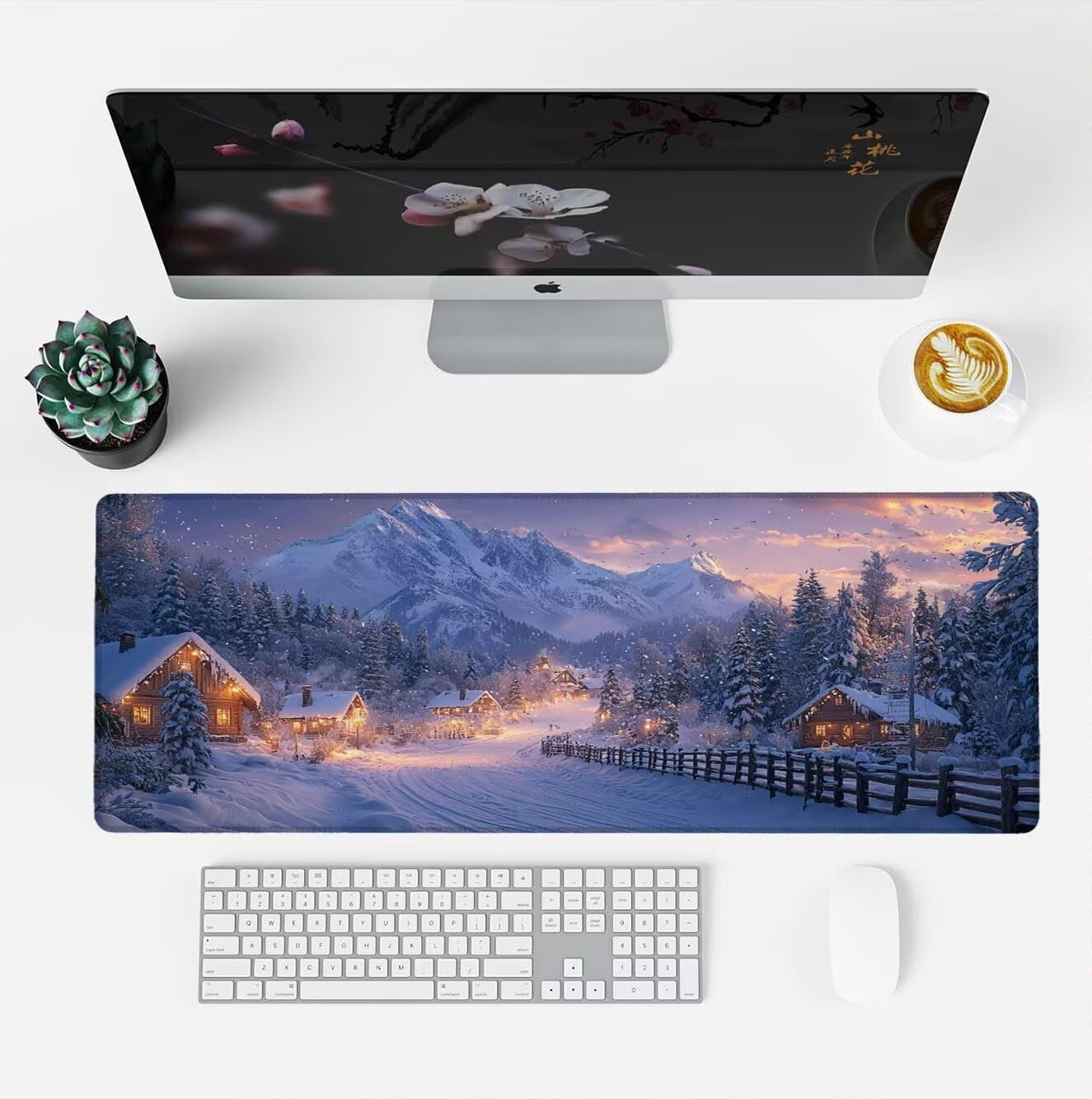 Podkładka pod mysz, podkładka pod mysz XXL 1200 x 600 mm podkładka pod mysz dla graczy, wodoodporna gumowa podstawa, duża podkładka pod mysz do gier na biurko zszyte krawędzie wodoodporna