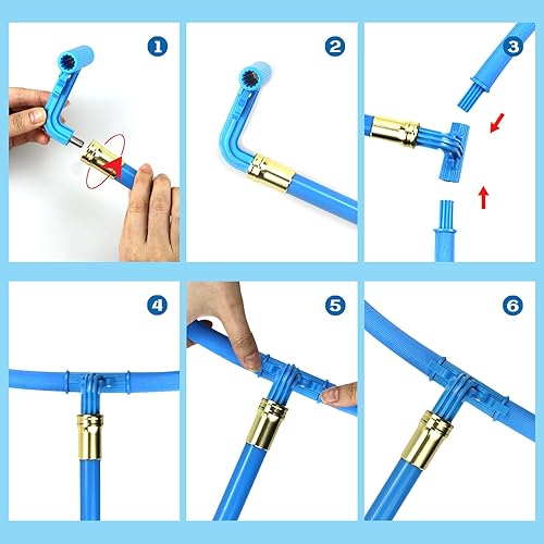 Miniatura 4 de Varita gigante de burbujas para niños en una burbuja, juguete para hacer burbujas grandes para niños y adultos, aro de burbujas con bandeja inflable