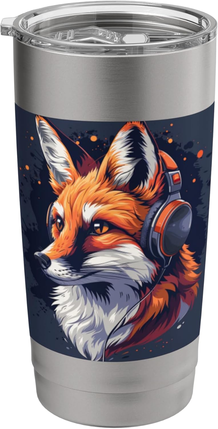 Fox Lover Vixen Foxes Wildlife Animal Foxes Stainless Steel Insulated Tumbler