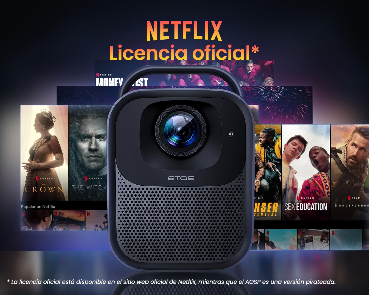 etoe seal pro 4K プロジェクター Projektor ETOE Seal Pro Google TV