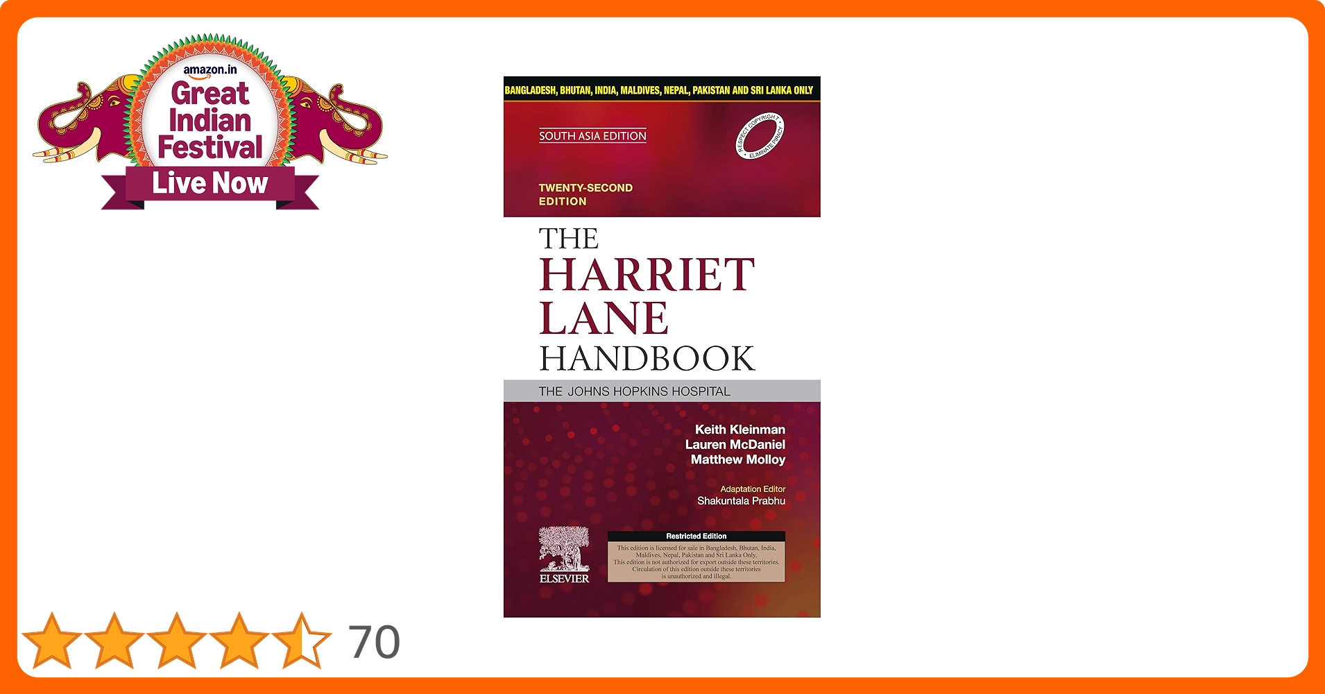 The Harriet Lane Handbook, 22 Edition: South Asia Edition