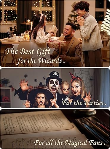 Miniatura 4 de VERIMP Varita mágica de mago, accesorios de disfraz de cosplay para Halloween, fiesta de cumpleaños, regalos