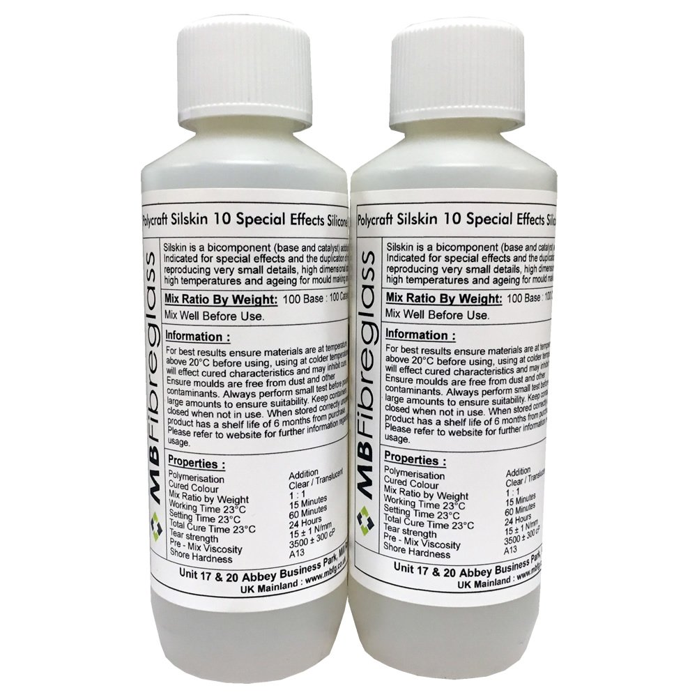 Polycraft Silskin 10 Special Effects Addition Cure Silicone Rubber - 500g Kit