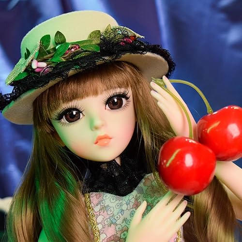Miniatura 6 de Proudoll 1/3 BJD Doll 60cm - 24" Princess Gunier SD Ball Jointed Dolls, cuerpo de muñeca personalizado con conjunto de ropa