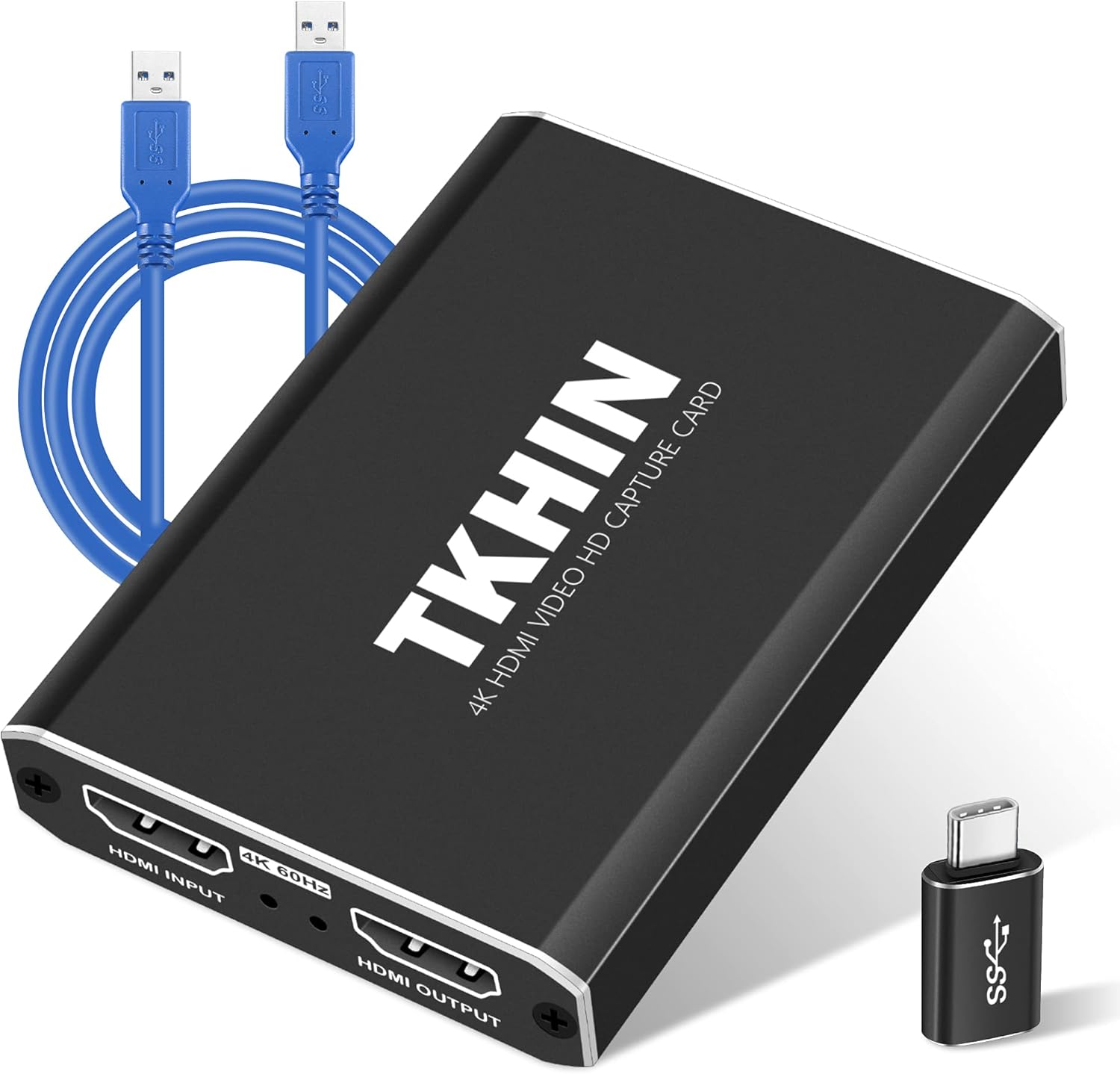 TKHIN 4K HDMI Video Capture Card, Gaming Capture Card Record 1080P