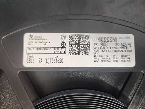 Miniatura 2 de (1 PC) MAX3222ECPWR Compatible with Texas Instruments IC TRANSCEIVER Full 2/2 20TSSOP