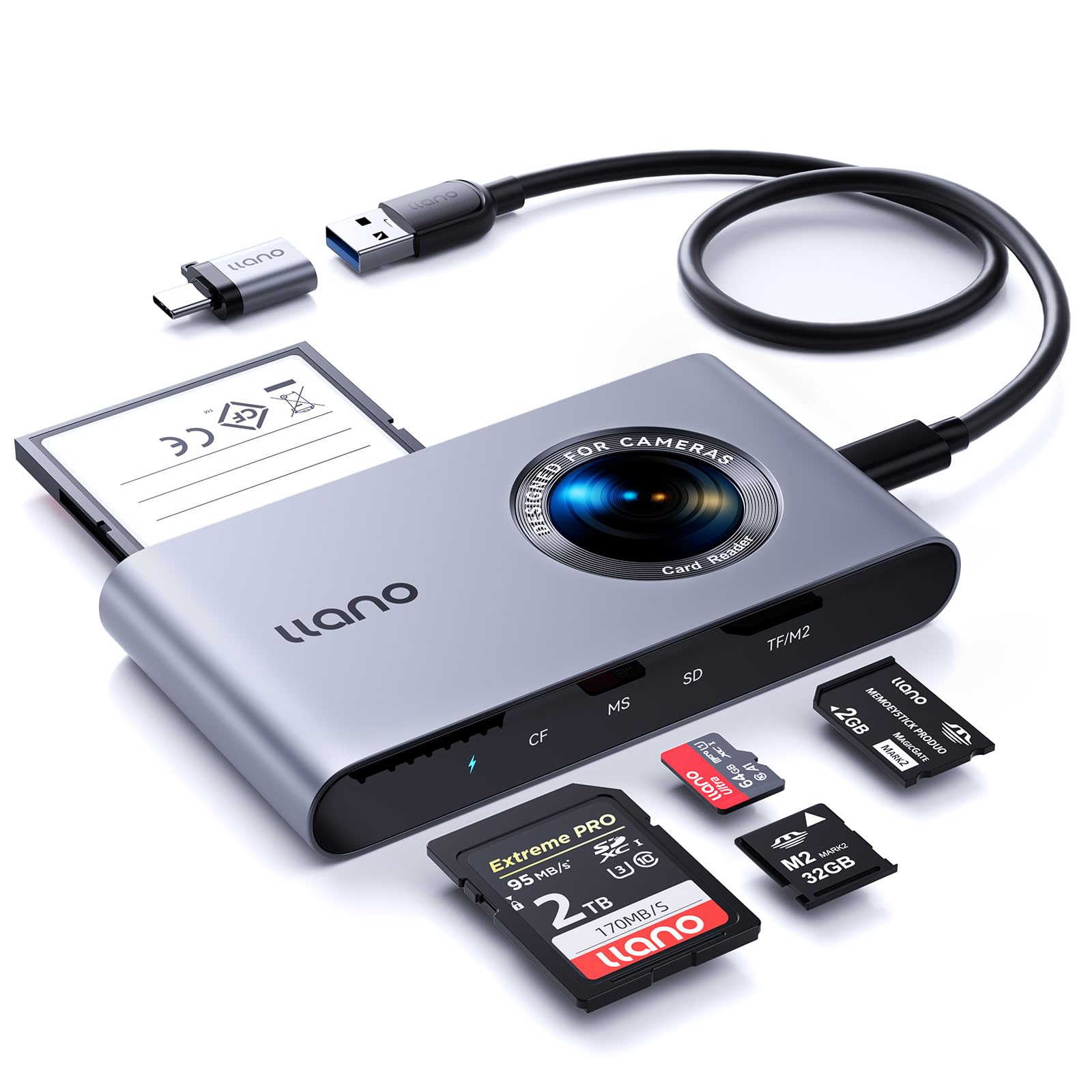 llano 5-in-1 Card Reader