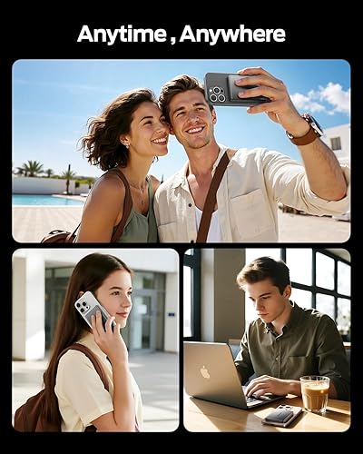 Miniatura 7 de MOVE SPEED Magsafe - Cargador magnético de 0.5 pulgadas y 10,000 mAh, cargador portátil MagSafe para iPhone 17, accesorios de aire, paquete de