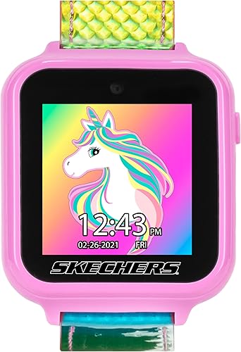 Miniatura 7 de Accutime Skechers Kids - Reloj inteligente con pantalla táctil de aprendizaje educativo para niñas, niños, niños pequeños, cámara para selfies