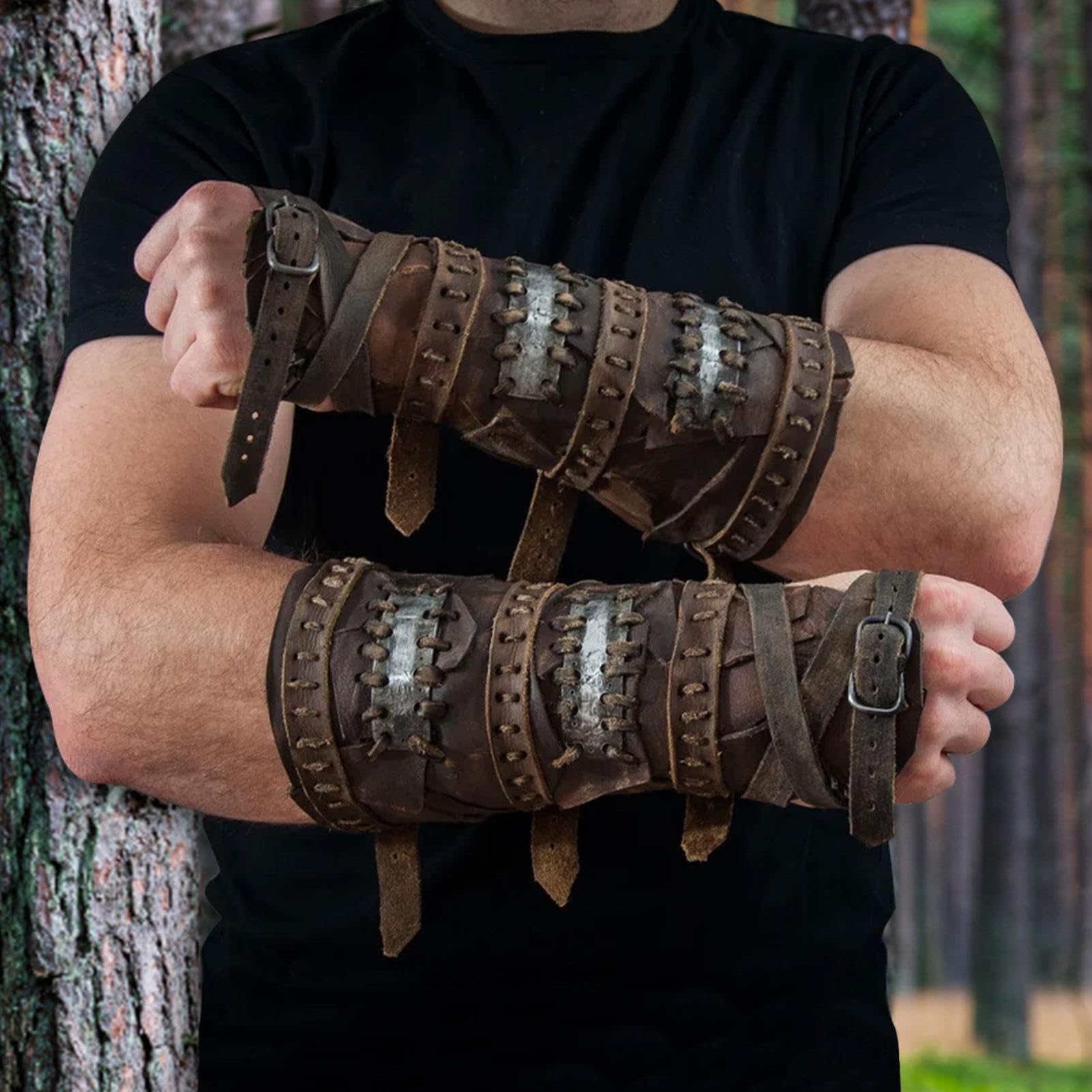 Genérico Cosplay Guardie Braccio,Bracciali Steampunk retrò Guantelletto