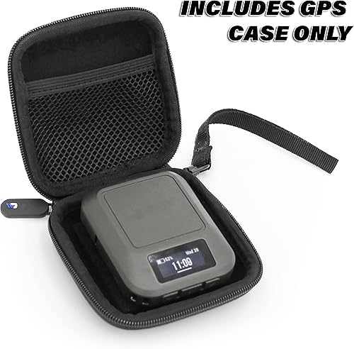 Miniatura 3 de CASEMATIX Funda para GPS compatible con Garmin inReach Messenger Satellite Communicator Pequeña funda de transporte para GPS marino de mano
