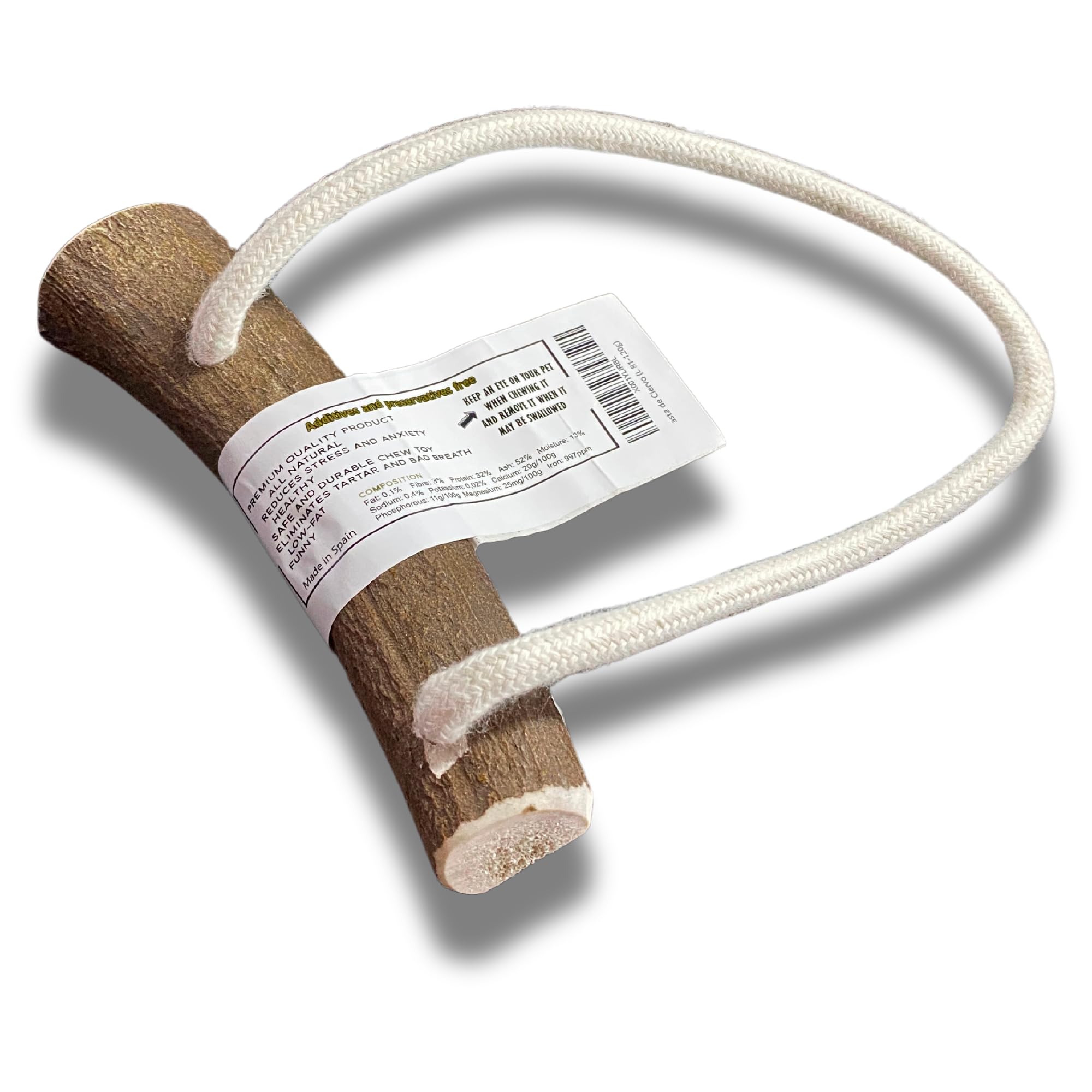 ZADE Hueso para Perros Natural - Asta de Ciervo para Perro - Hueso Perro Natural Cuernos de Ciervo - Mordedor Perro Huesos Perro - Asta de Ciervo para Perro