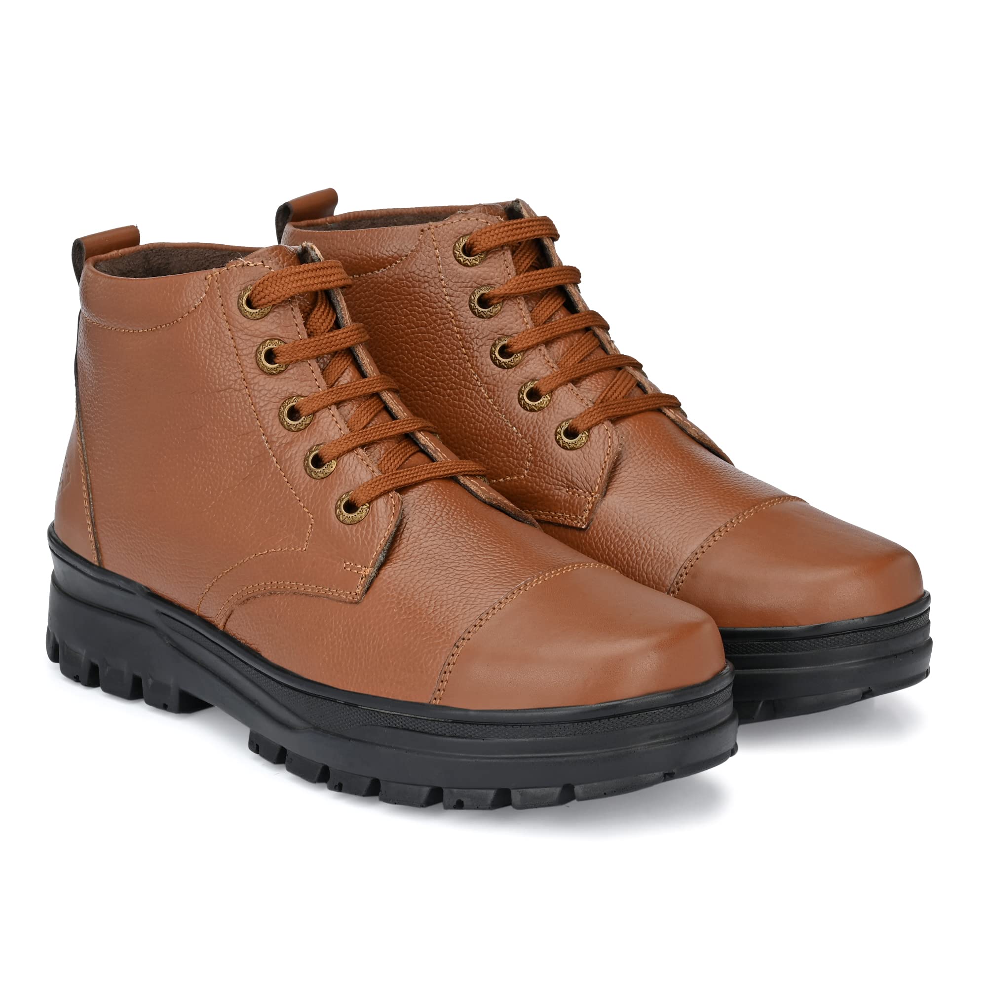 Leather Police Boot for Men (Tan) (B09VH5P8VS) Amazon Price History, Amazon Price Tracker