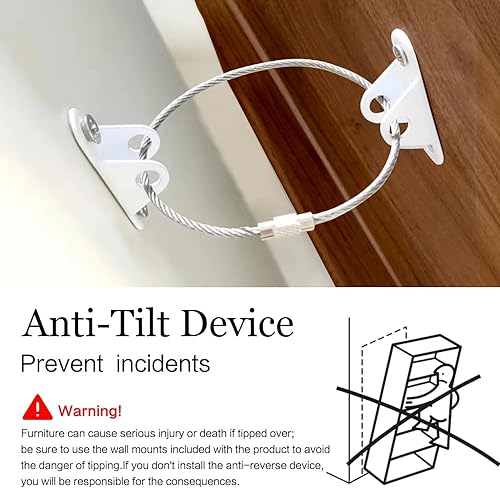 Miniatura 21 de Cómoda de 6 cajones, cómoda de mediados de siglo de 47 pulgadas de ancho, cómoda de madera para dormitorio con 6 cajones de almacenamiento para