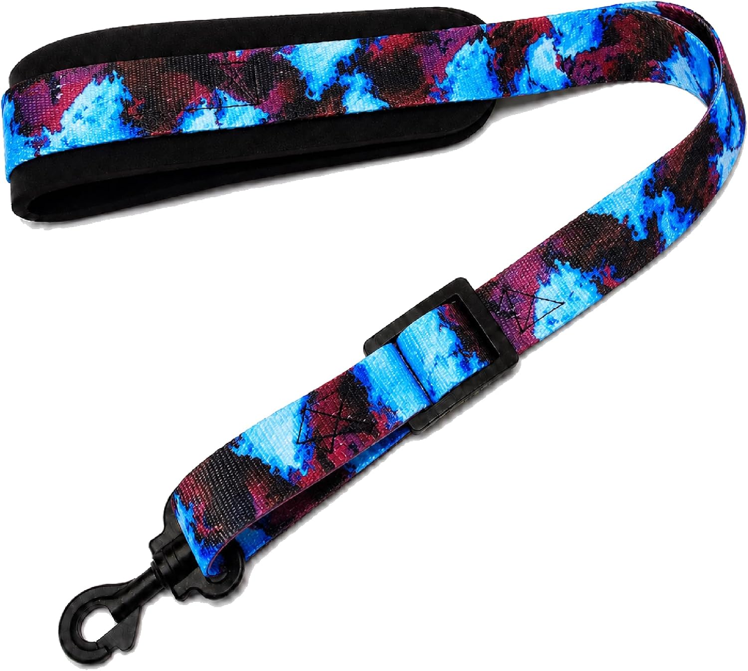 Legacystraps Saxophone Neck Strap with Neoprene Pad and Swivel Snap Hook Model SSXW – Purple Splash