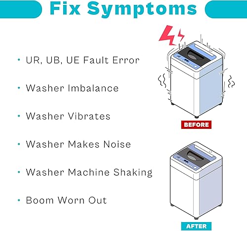 Miniatura 4 de WA50R5200AWUS WA50R5400AVUS WA45T3200AWA4 DC97-16350T Varillas de suspensión para lavadora Sam-sung de carga superior WA45T3400AVA4 WA45M7050AWA4