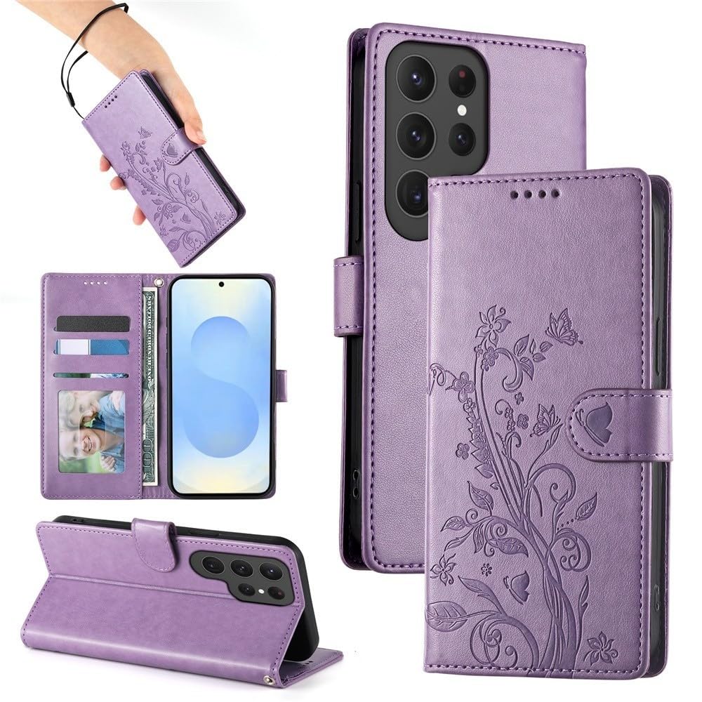 Coque portefeuille Samsung S20 Plus violette idéale pour vos sorties - 8