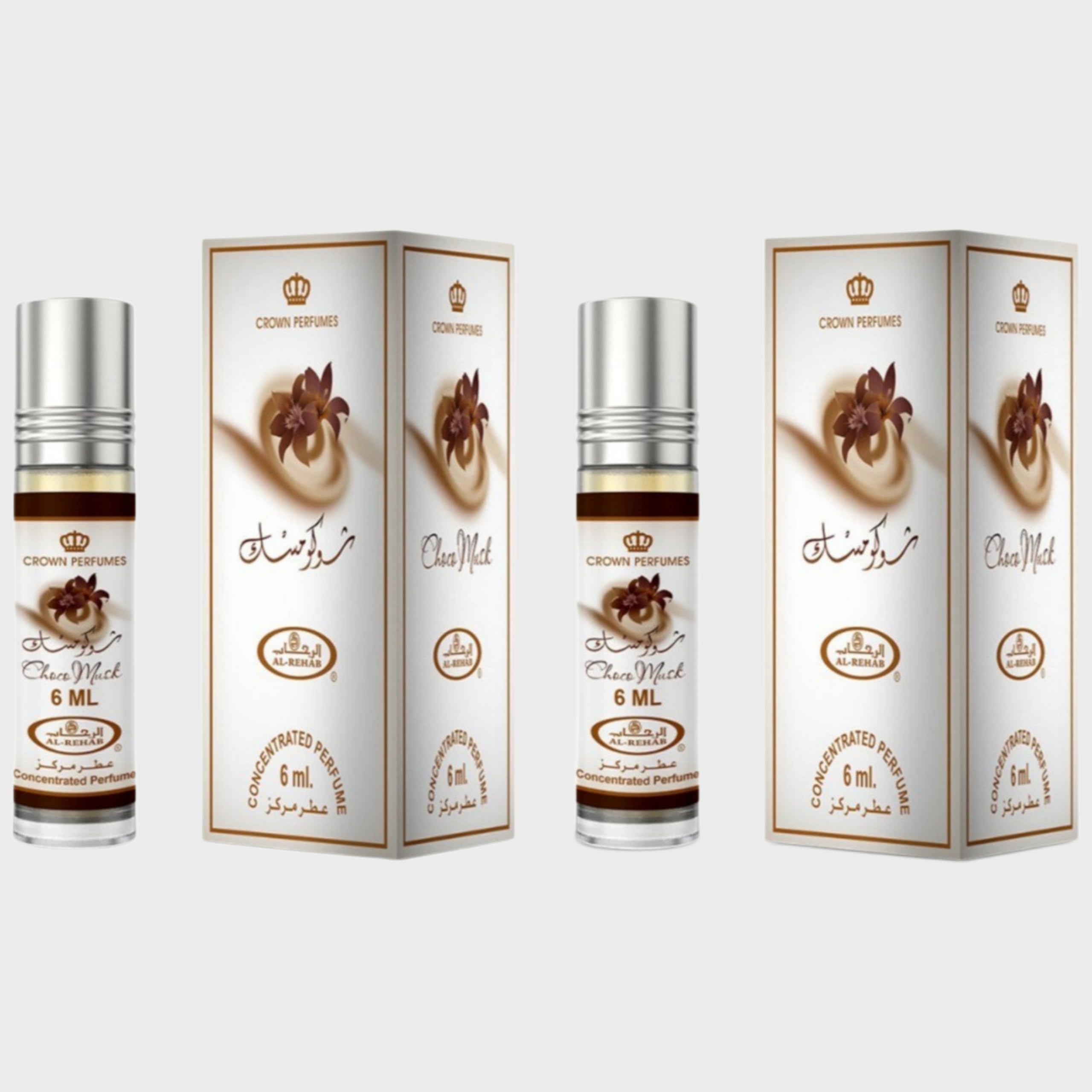 Al Rehab Choco Musk Attar Perfume Oil, Chocolate Fragrance, Alcohol Free, Long Lasting, for Men and Women, Daily Wear, 6ml, pack of 2-image-26