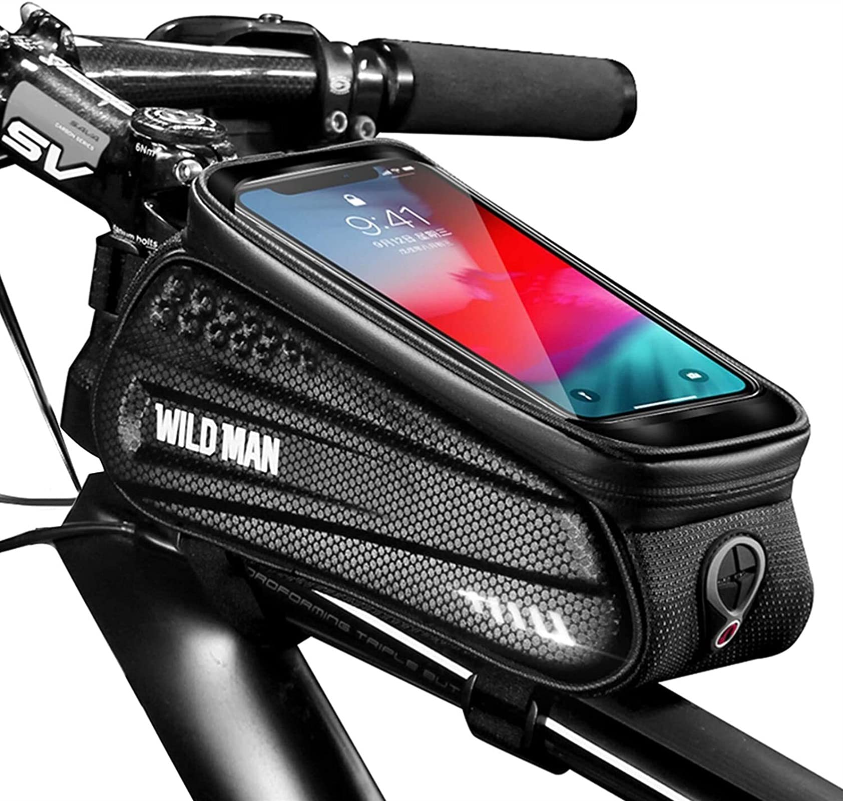 Bolsa de haz delantera de la bicicleta para evitar mochilas pesadas en montaña SSDD