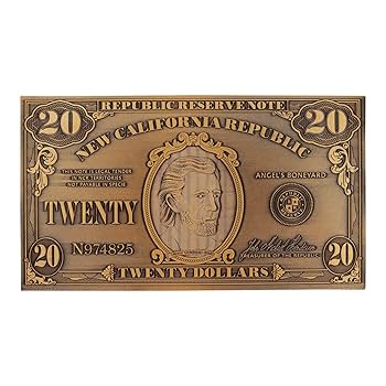 Fallout:New Vegas NCR$20紙幣 24Kゴールドプレーテッド Fallout: New Vegas Limited Edition 24K Gold Plated Replica