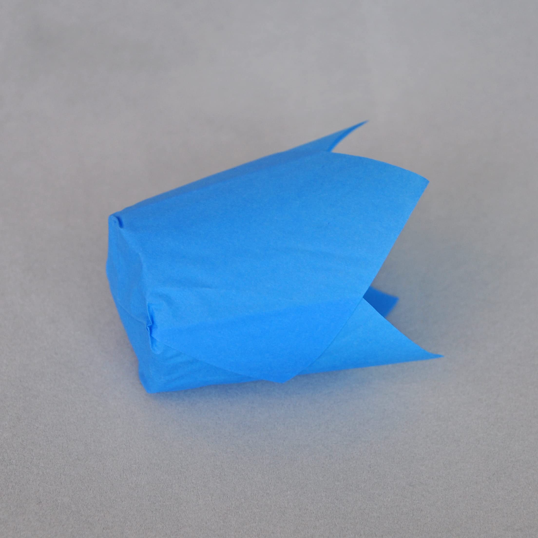 QLSmypkg Muffin papier odporny na tłuszcz kubki do pieczenia babeczek, 5 cm x 3 1/5.1 cm niebieski tulipan pudełko do pieczenia 125 szt. (rozmiar standardowy) (125, niebieski)