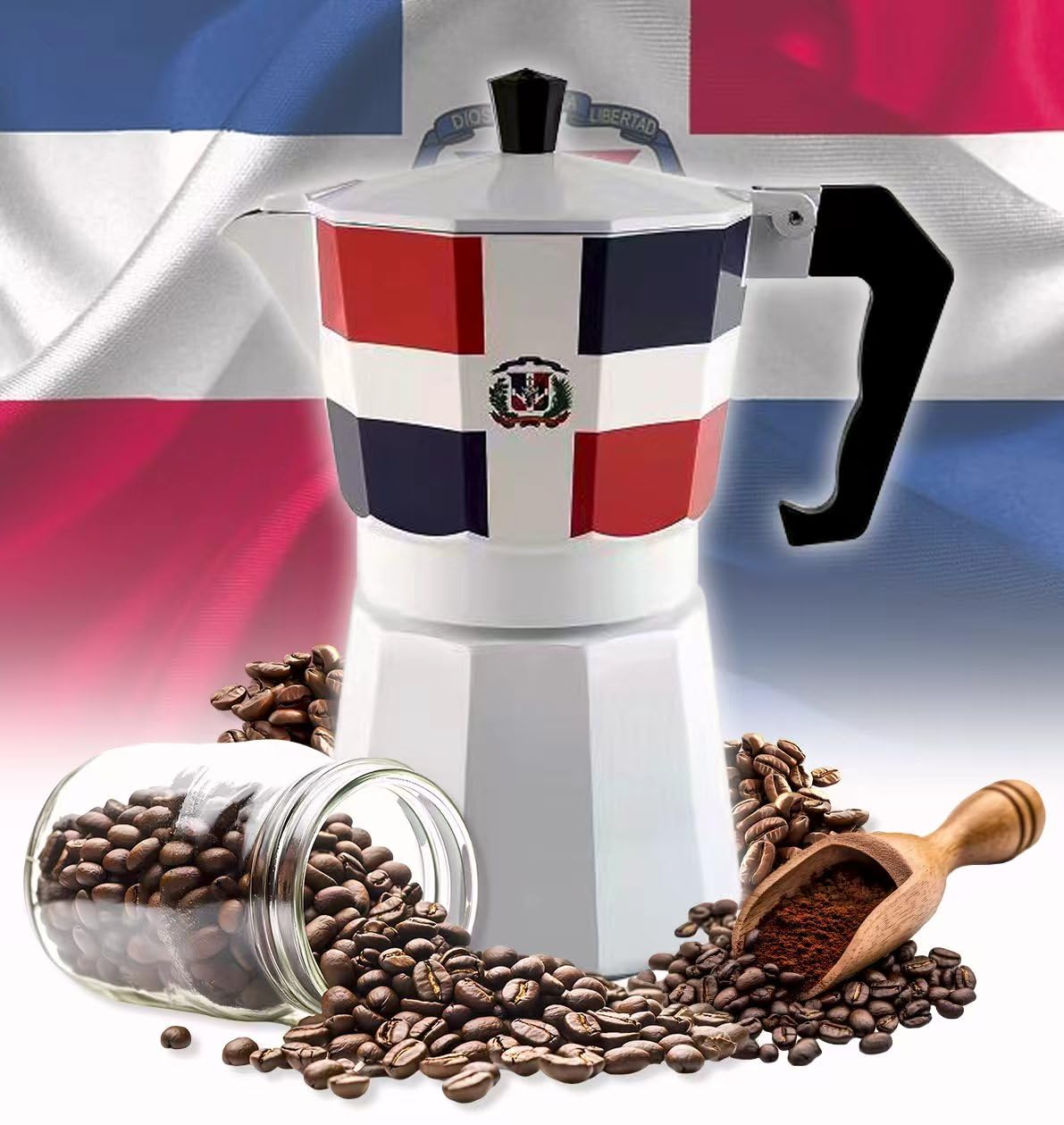 Amazon.com: PRK 14 Dominican Republic Coffee Greca Pot – Classic