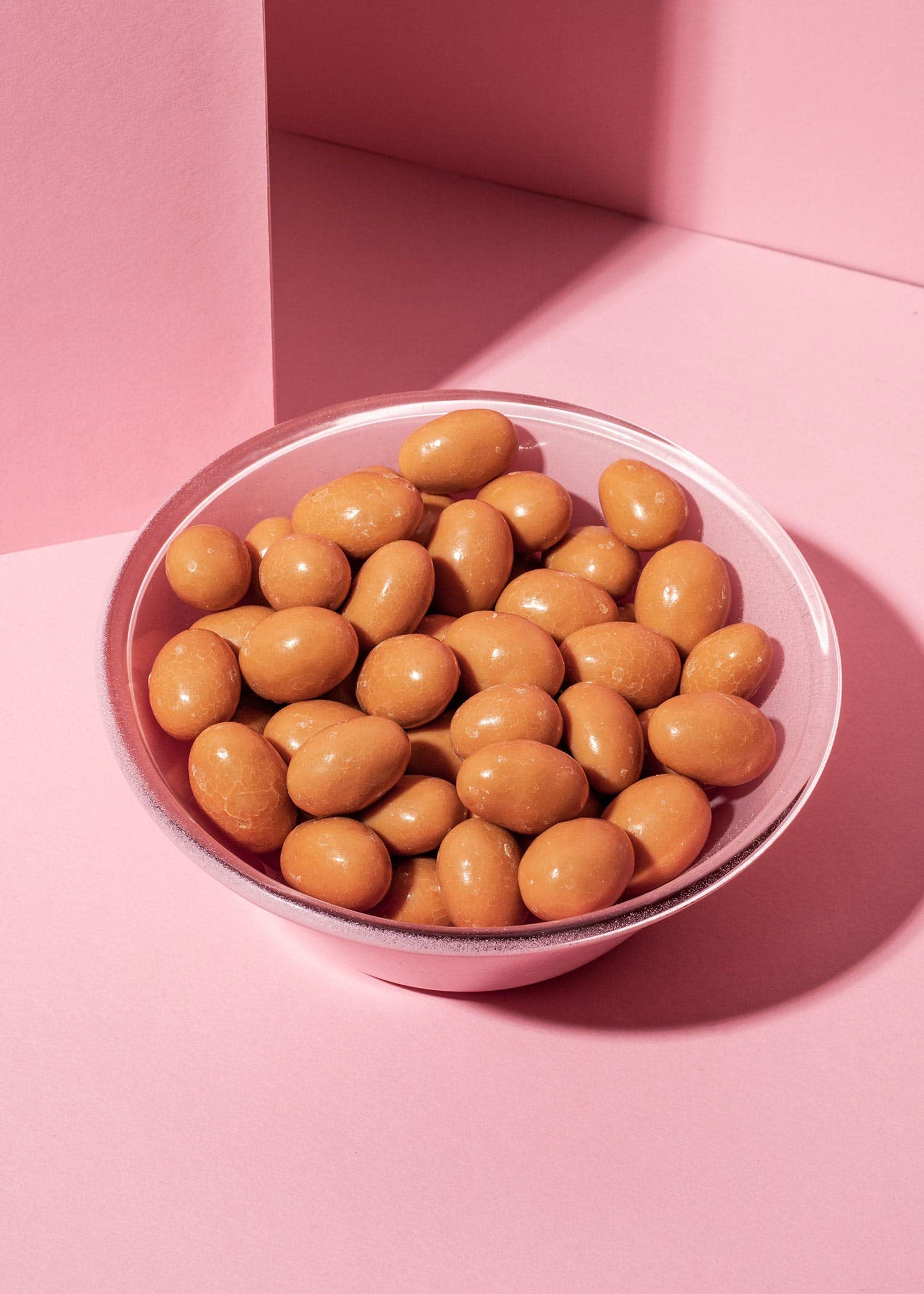 KoRo - Almendras de chocolate con caramelo y sal marina 1 kg - placer dulce-salado de almendras californianas con auténtico chocolate belga