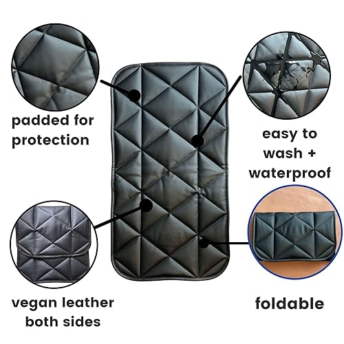 Miniatura 2 de Uniklook Cambiador de bebé acolchado cambiador portátil de viaje cambiador de bebé pad 16"x30"