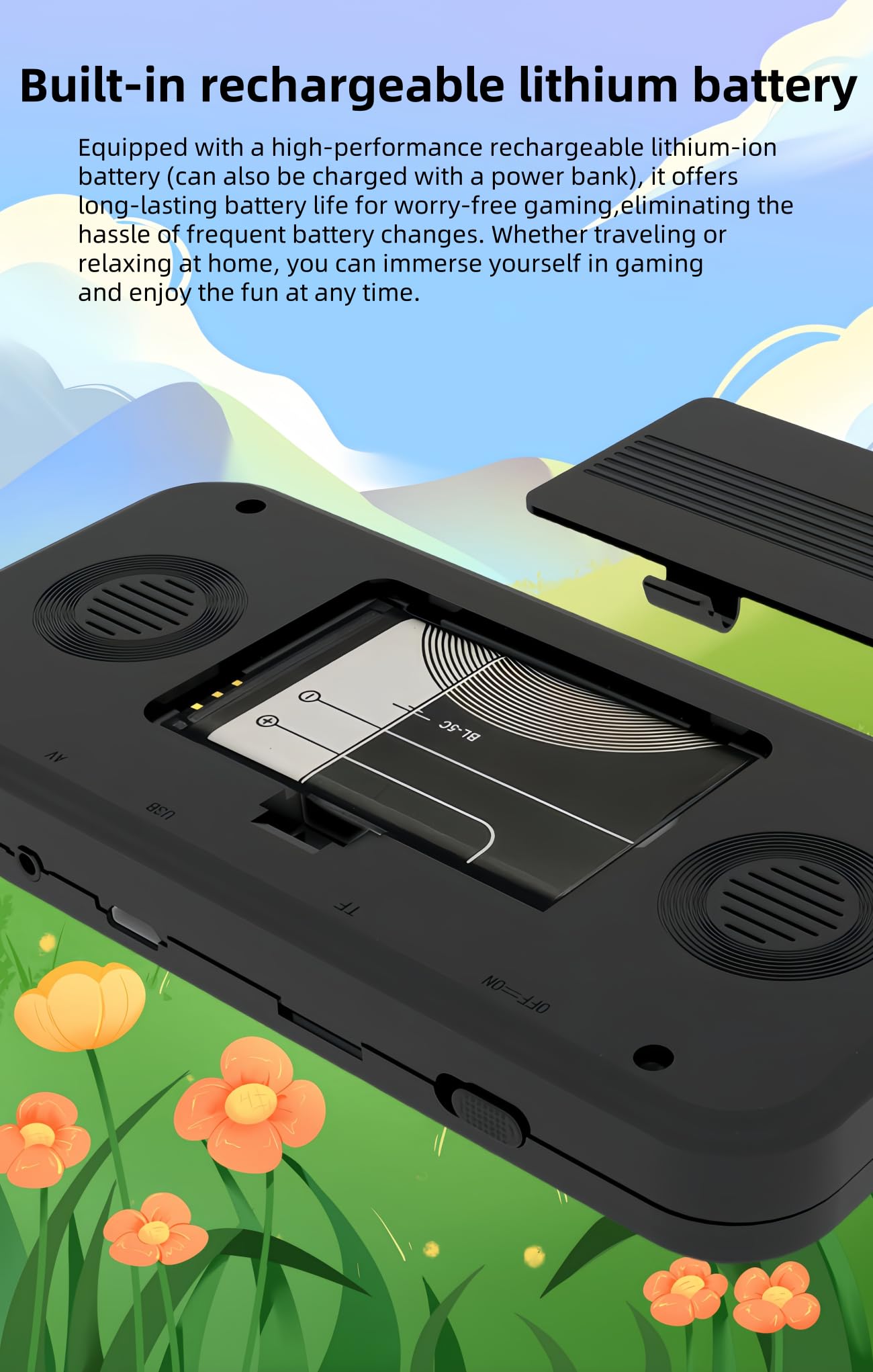JXD 3.0" Mini Console per Videogiochi Retrò con 240 Giochi Si Collega Alla TV Gioco Portatile per Bambini Puzzle Giocattolo Regalo di Natale/feste Indispensabile per Viaggi e Tempo Libero
