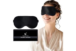 Restful Slumbers with Pure Silk Eye Mask