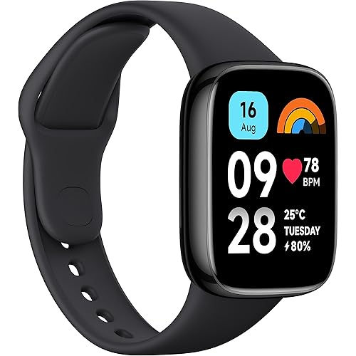 Immagine del prodotto Xiaomi Redmi Watch 3 Active, Display LCD 1.83'', Telefonate Bluetooth, Monitoraggio della SpO2 e Frequenza Cardiaca, Resistenza all'Acqua 5ATM, Autonomia di 12 giorni, 100+ Modalità Fintness, Nero