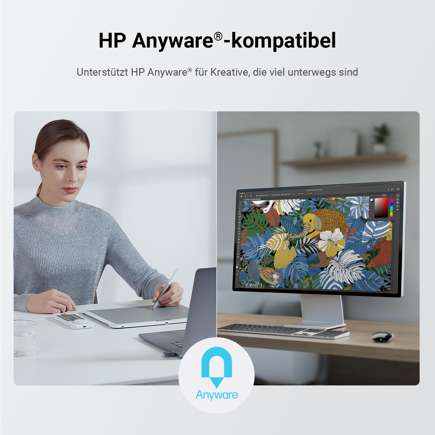 Xencelabs Pen Tablet Medium Bundle SE v2 Professionelles Grafiktablett 12 Zoll für Profi Kreative Zeichentablett mit 2 Batteriefreien Stiften und Quick Keys