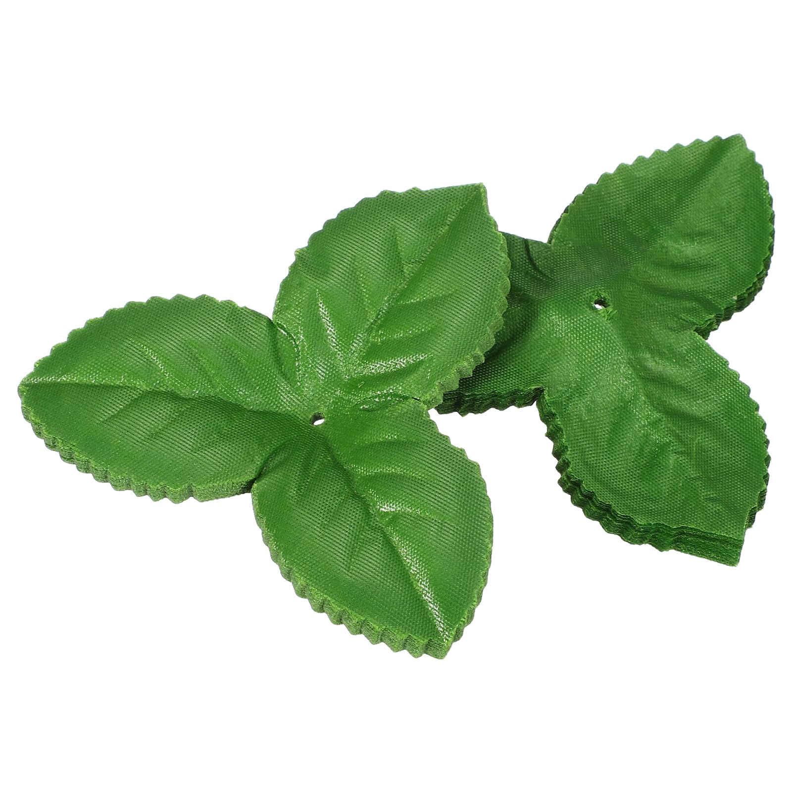 PATIKIL 3.7" Artificial Green Leaves, 500 Pcs Greenery Leaves Faux Sepals Greenery Fake Rose Leaf Garland Arrangement Supply for Wedding Bouquets Wreaths Decor, Green