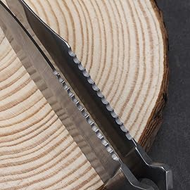 GASHER 2Pcs Scuba Diving Knife Set with Leg Straps & Sheath, Razor Sharp - Lightweight Diving Equipment for Spearfishing, Snorkeling, Hunting, Rescue & Water Sports