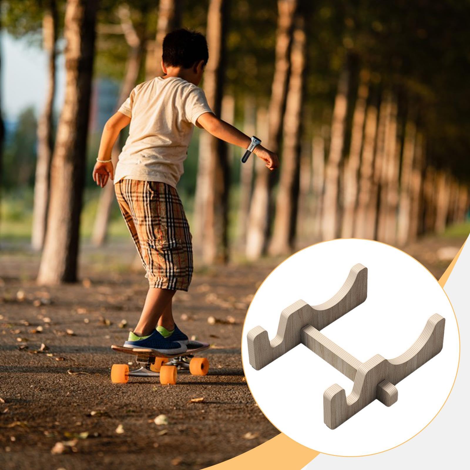 Homyl Supporto per Skateboard, Espositore da Pavimento per Skateboard, per Tavola da Surf E Snowboard, per La Casa