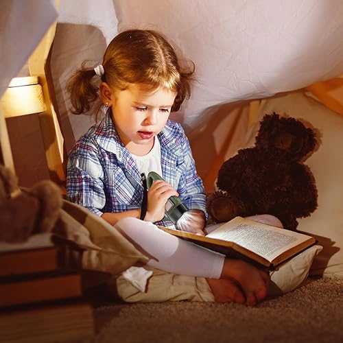 Miniatura 6 de Mudder 6 linternas de mano de manivela alimentadas por energía solar, linternas LED de mano recargables de emergencia para equipo de supervivencia,