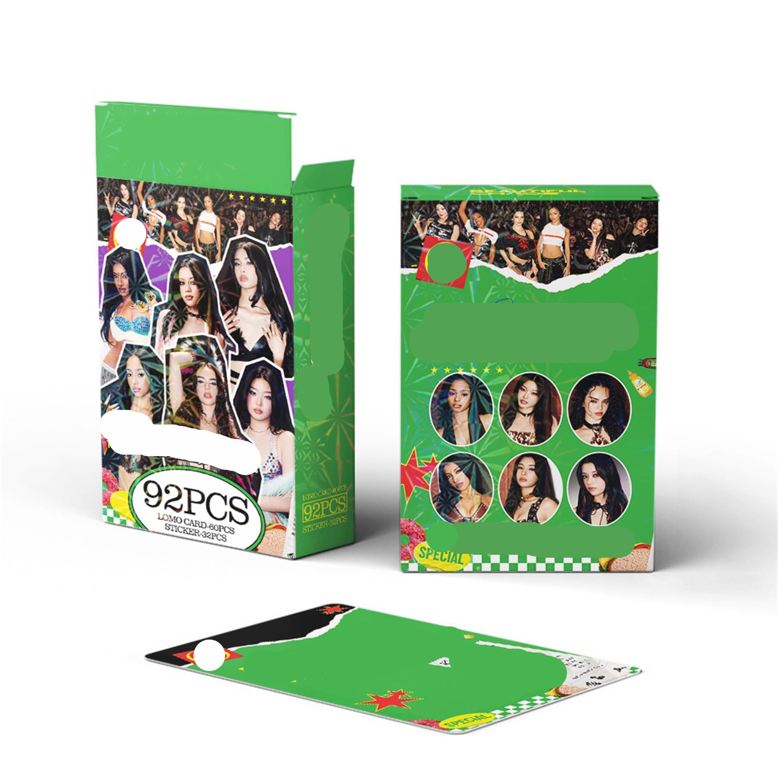 60PCS Lomo Cards + 32PCS Stickers katseye Album Photocards Idol Album katseye Merch Photo Cards Team Merchandise Photocards Gift for Fans A03