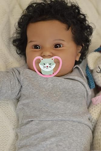 Miniatura 4 de Muñecas Reborn de 20 pulgadas para niños pequeños, con cara bonita y gruesa de fibra enraizada a mano, con aspecto real Bebes suave al tacto, muñeca
