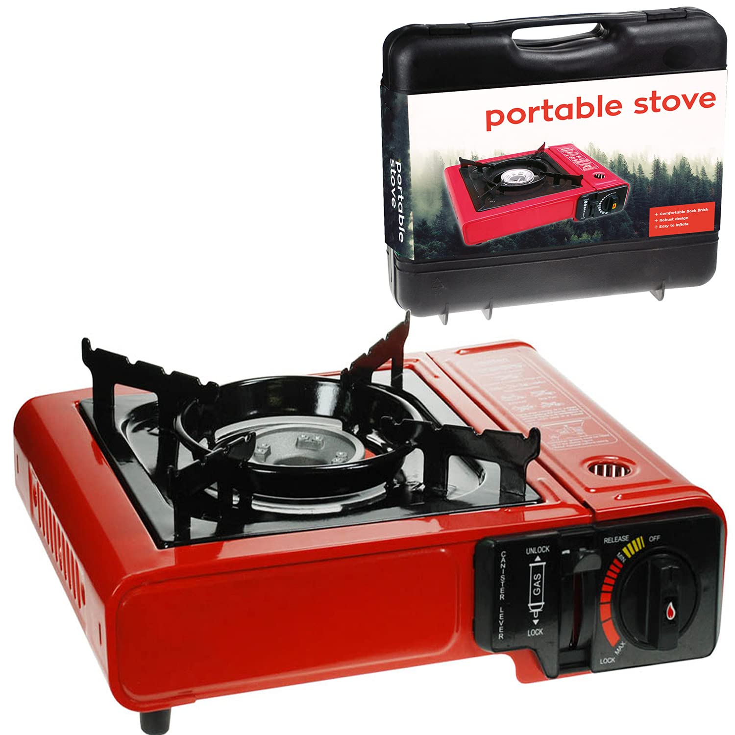Buy GREEN HAVEN Portable Camping Stove with Cary Case Premium Camping