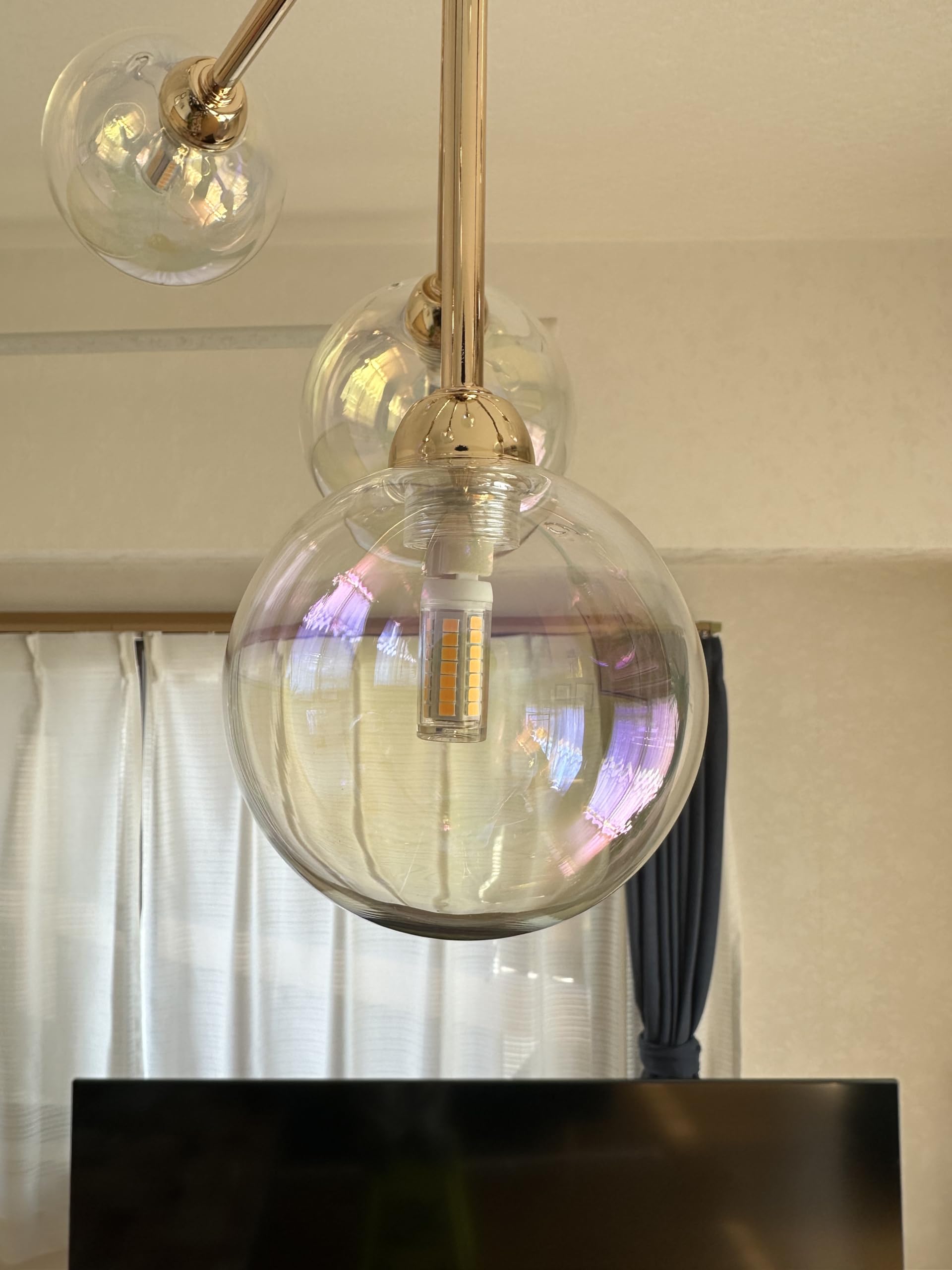 Amazon.co.jp : ディアナ ペンダントランプ 10灯 ゴールド LED 美容室