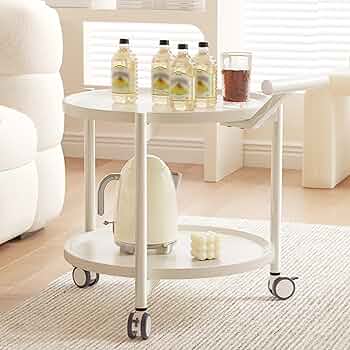Amazon｜サイドテーブル キャスター付き ソファーテーブル