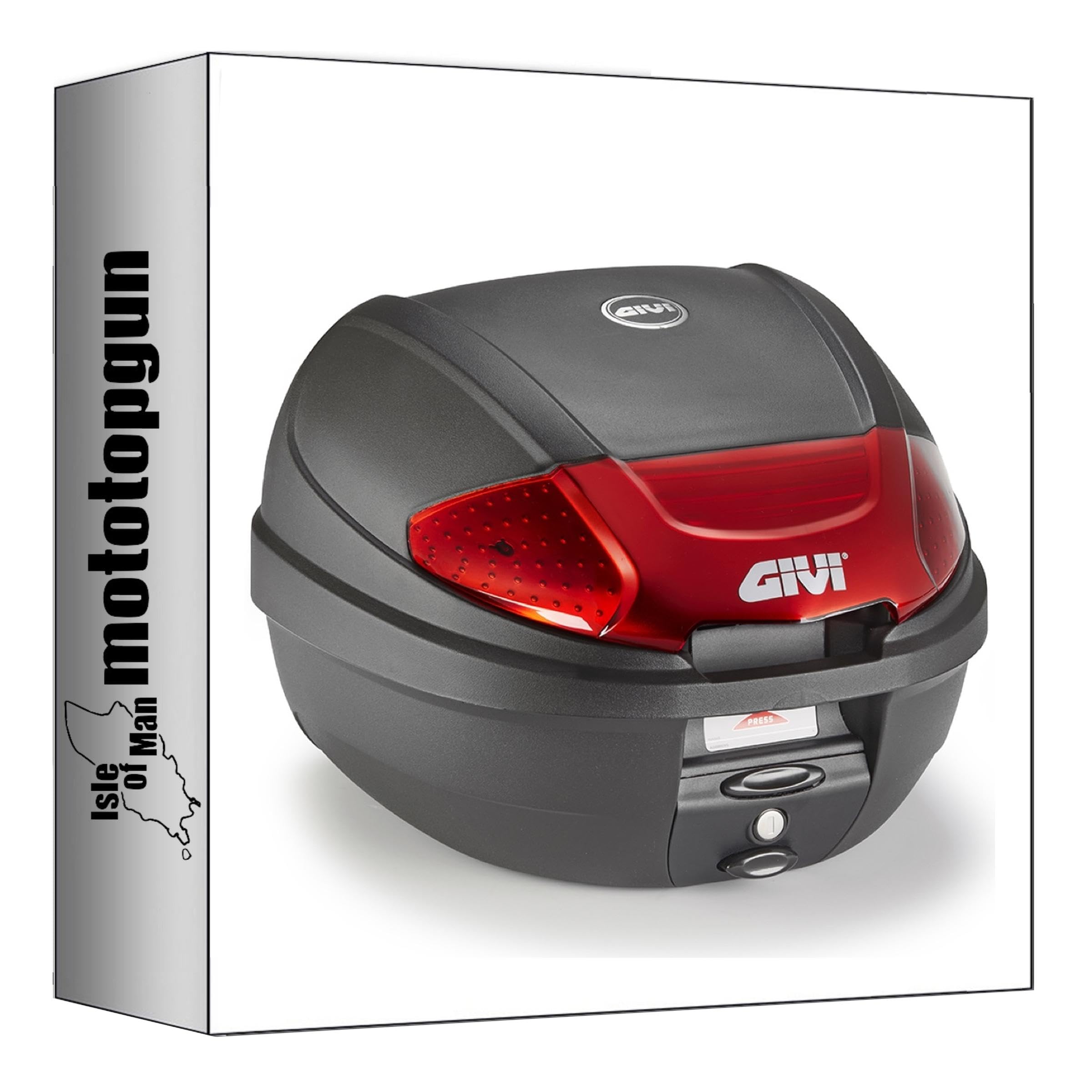 givi motorradkoffer e300n2b monolock schwarz 30 lt + träger kompatibel mit triumph speed 400 2024 mototopgun e300n2b + sr6424