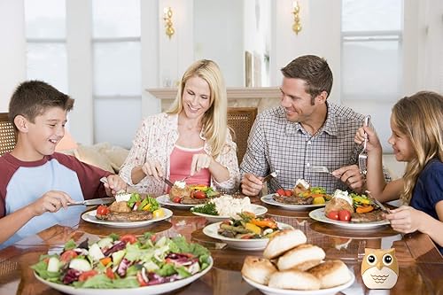 Miniatura 2 de Awsaccy - Lindo dispensador de palillos de dientes con 100 palillos de dientes de bambú natural, portátil, de plástico, divertido, decorativo, caja