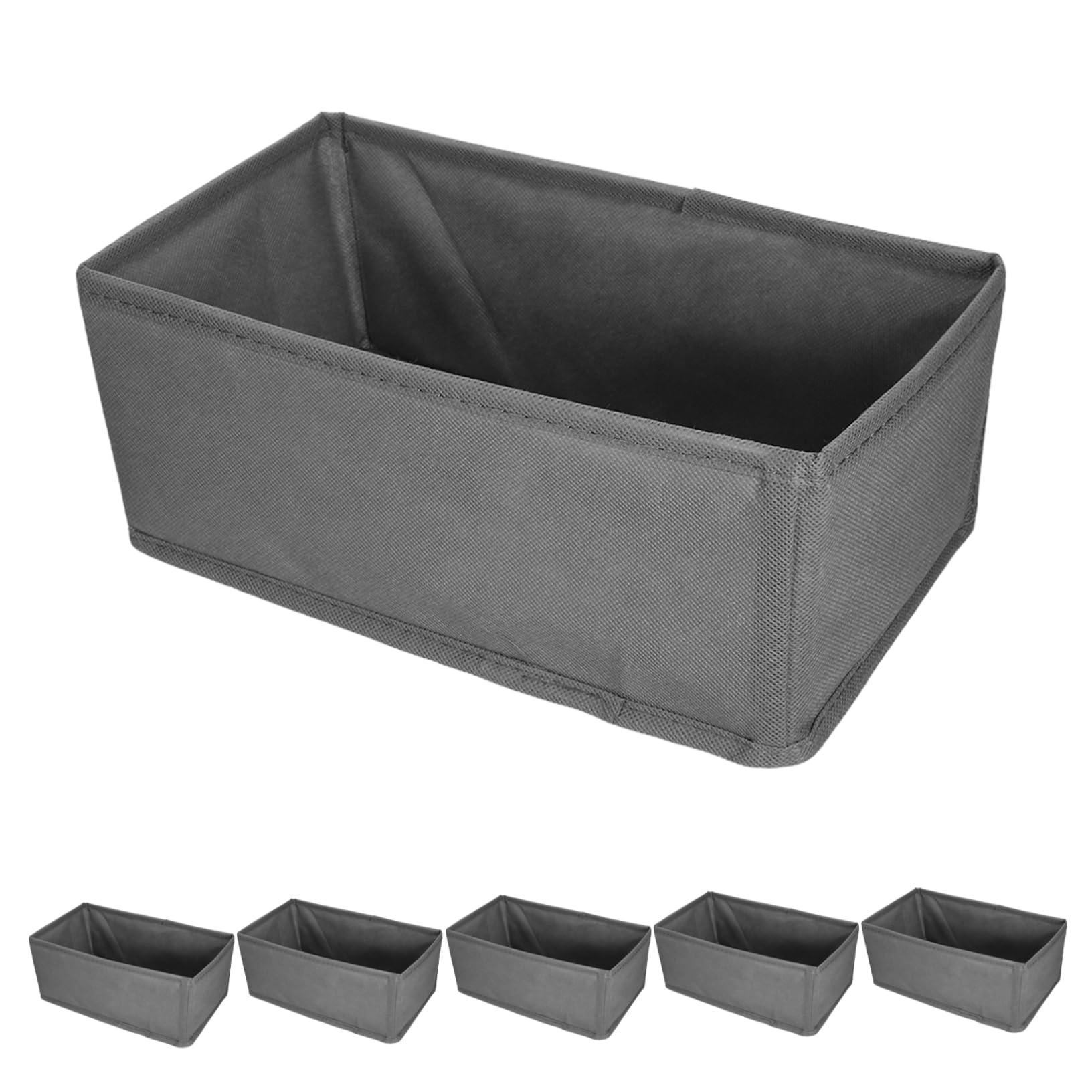 SOIMISS 6 Piezas Organizador Ropa para Armario y Tocador Caja de Almacenamiento de Ropa Interior Calcetines y Sujetadores Divisor para Interior